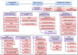 Управление школой осуществляется в соответствии с законодательством РФ и Уставом школы на принципах демократичности, открытости, свободного развития личности, а также на основе сочетания принципов самоуправления и единоначалия. Органы самоуправления действуют согласно разработанной и утвержденной в школе нормативно-правовой базе.